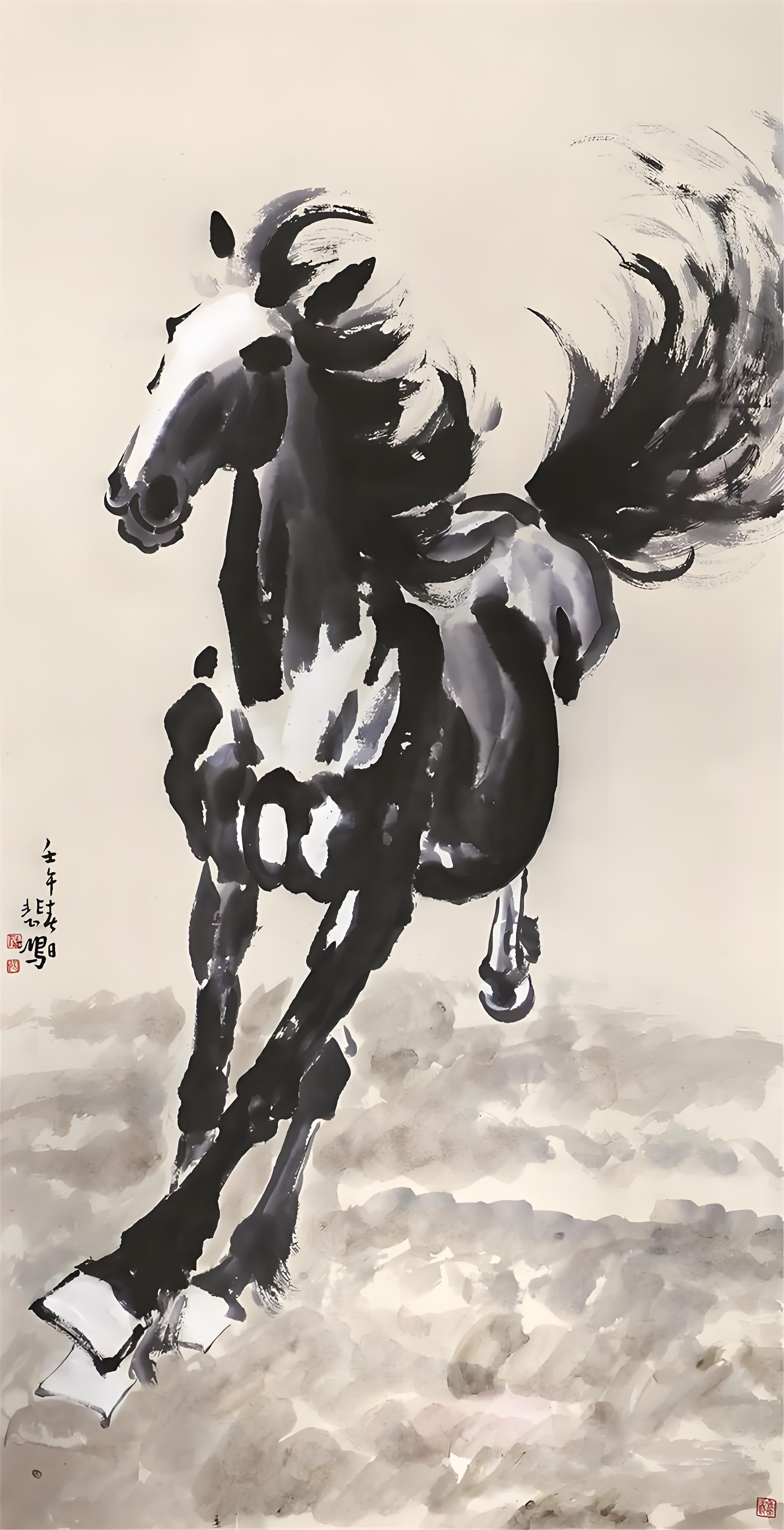 徐悲鸿作品精选_河北雅昌盛拍卖有限公司